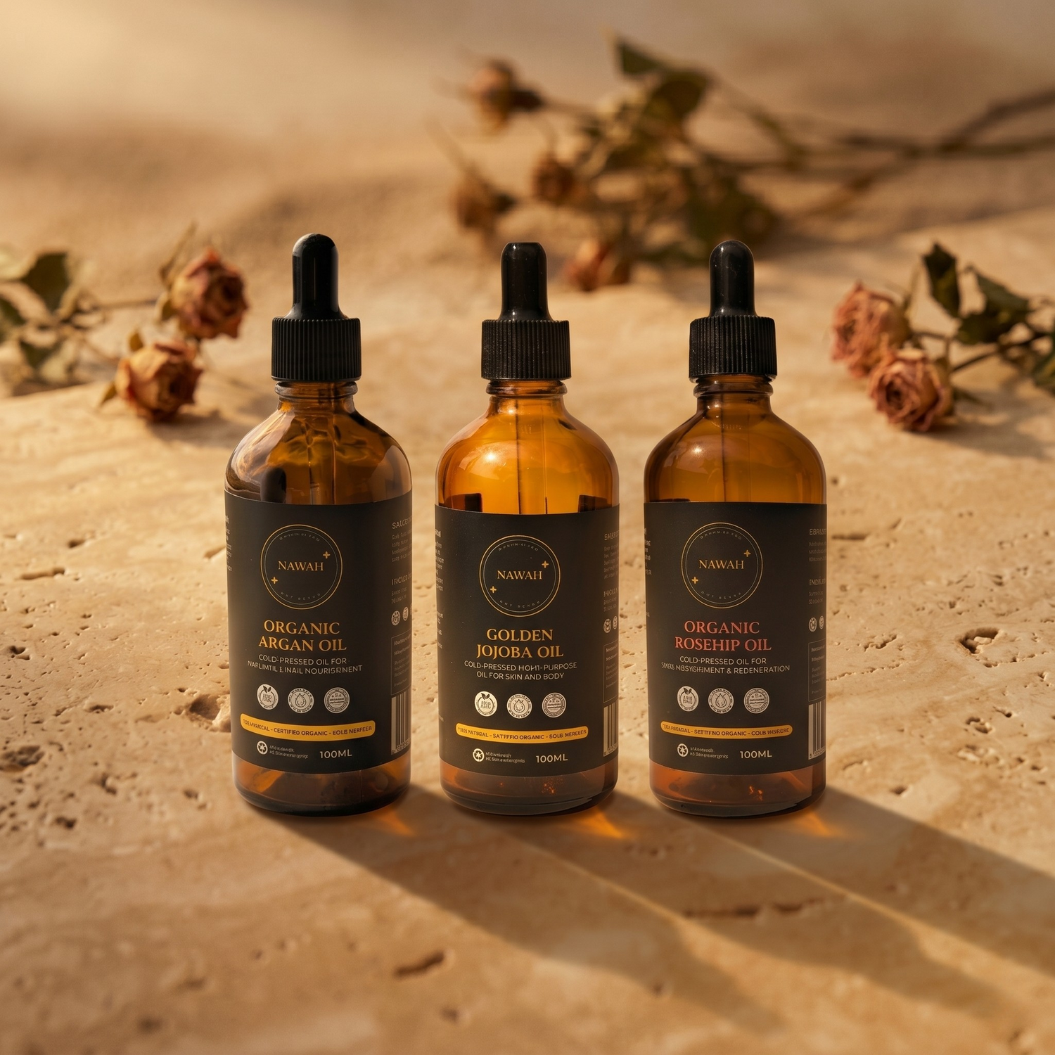 Nature's Signature Trio - Jojoba · Rosehip · Argan