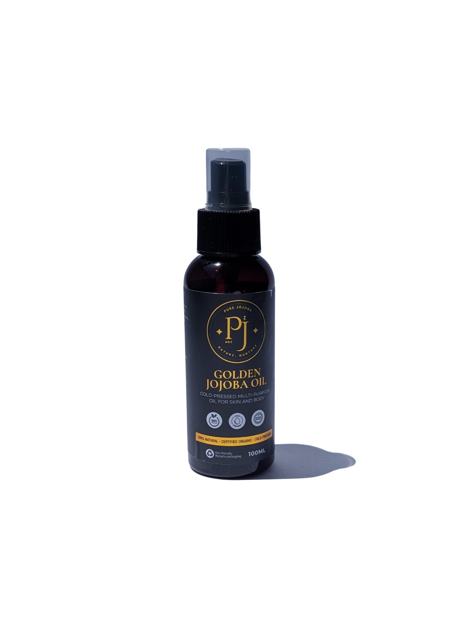 Organic jojoba oil Australia cold-pressed for face - 100ml