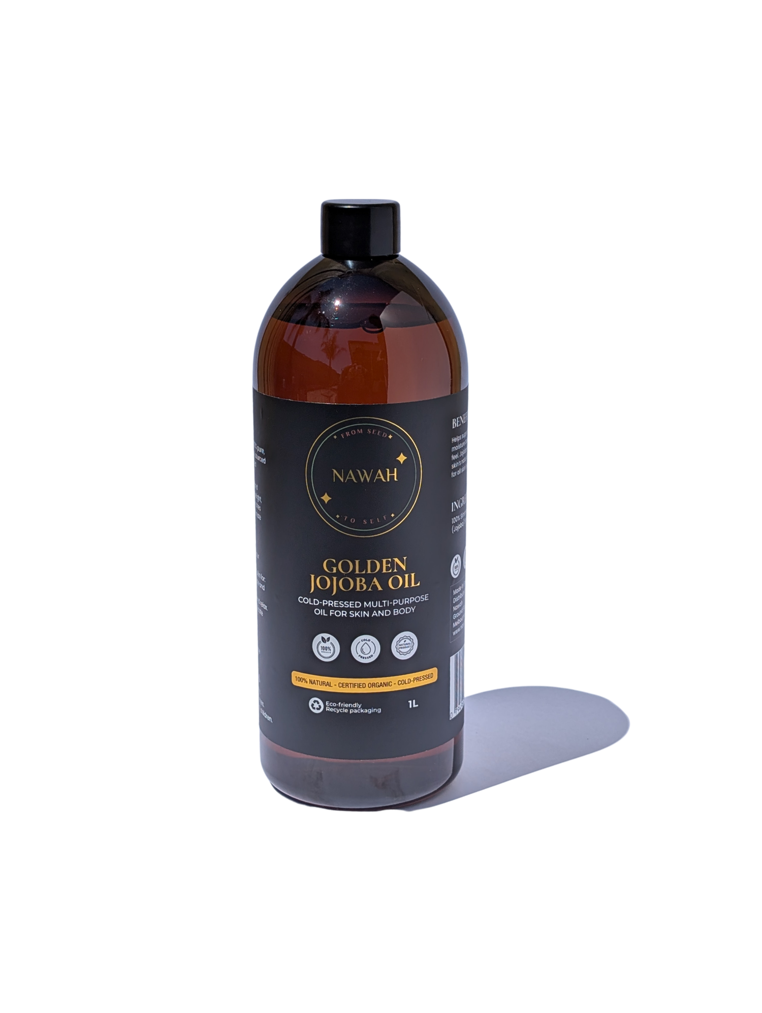 Certified Organic Jojoba Oil – 500ml & 1L | Best Value