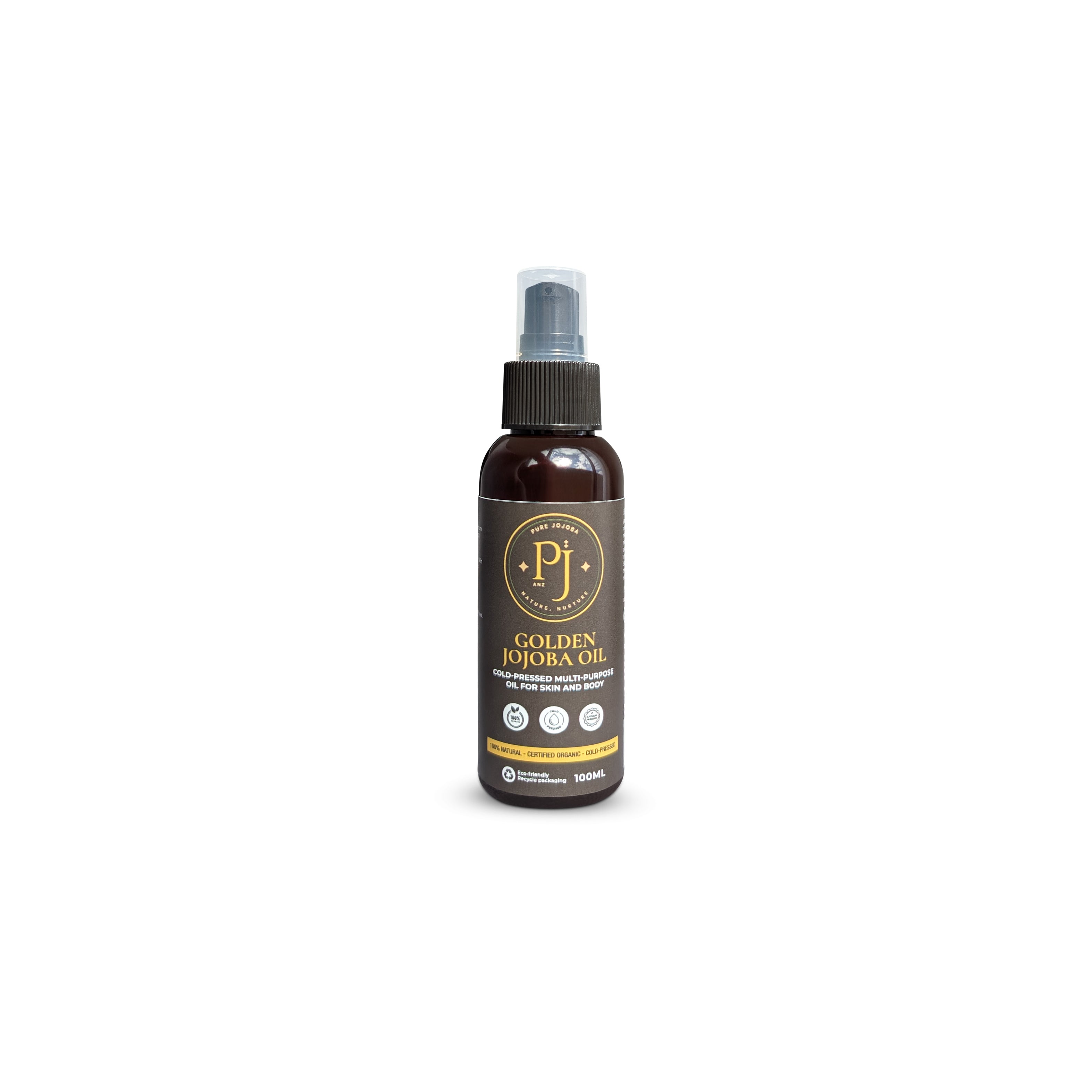 Certified Organic, Cold-Pressed Jojoba Oil - 100% Pure